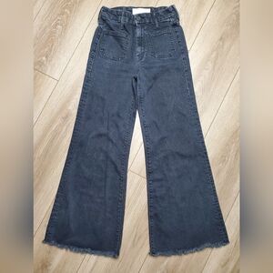 MOTHER Black Flare & Wide Leg Jeans